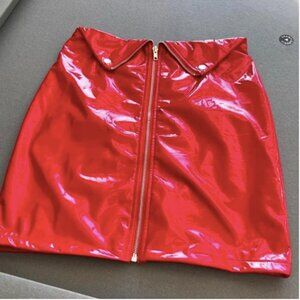 Yipinduo Shiny Liquid Skirt